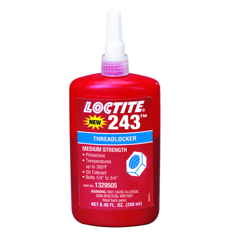 Loctite LM501329505 Series 243 Threadlocker Blue Removable-250 ml