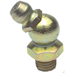 Kingfisher LM63211637 Grease Fittings - 1/4"-28 - 45° Hydraulic Style - Pack of 10