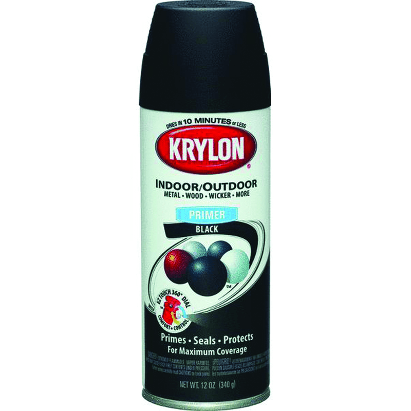 Krylon LP40K1316 16oz Black Krylon Primer