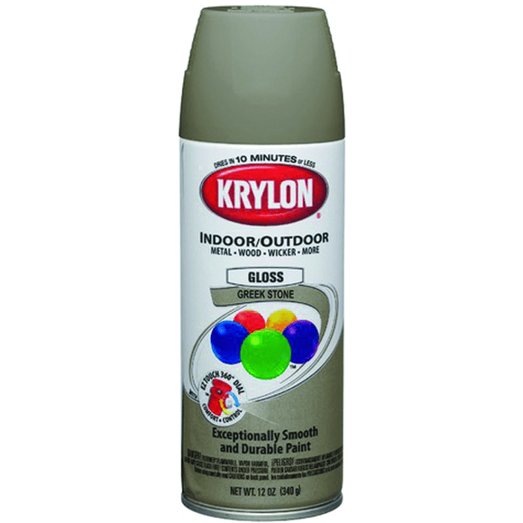 Krylon LP40K1605 16oz Stone Gray Spray Paint