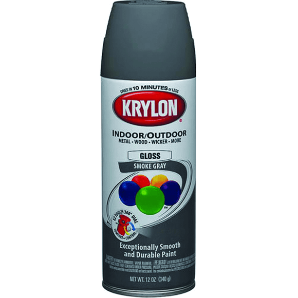 Krylon LP40K1608 16oz Smoke Gray Krylon Paint