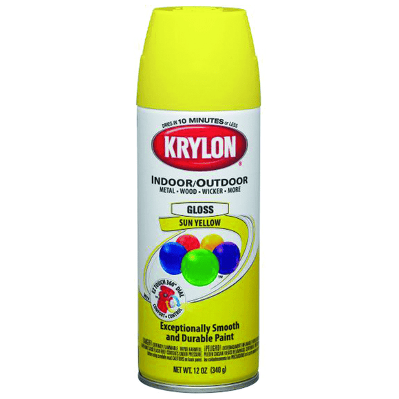 Krylon LP40K1806 16oz Sun Yellow Krylon Paint