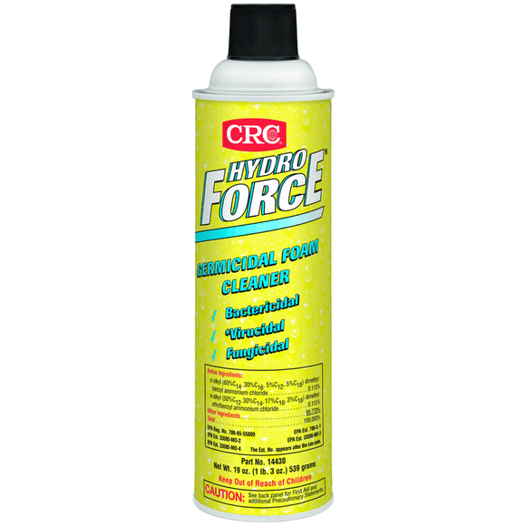 CRC LR5014430 Hydroforce Germicidal Foam Cleaner - 19 oz