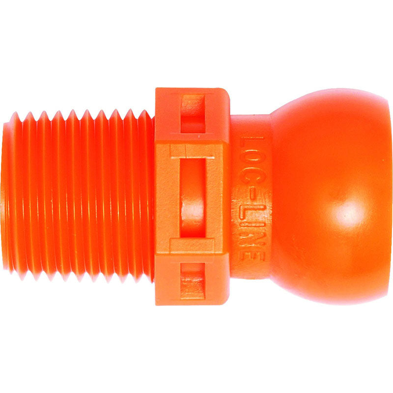 Loc-Line LV5551804 Coolant Hose System Component - 1/2" Inside Diameter System-3/8" NPT Connector (Pack of 4)