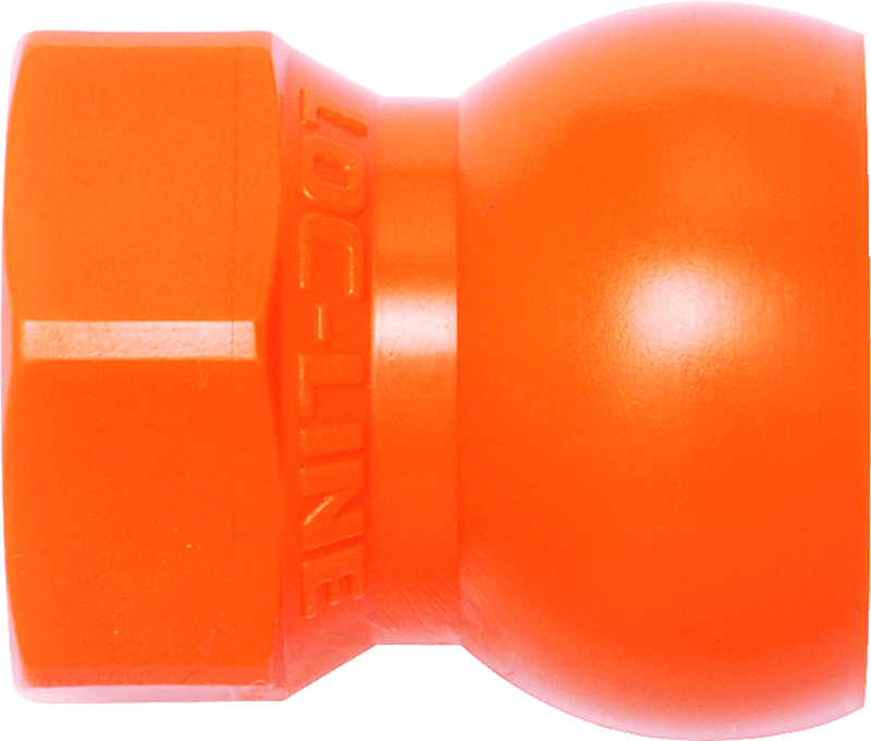 Loc-Line LV5551823 Coolant Hose System Component - 1/2" Inside Diameter System-3/8" Flare Nut Adapter (Pack of 4)