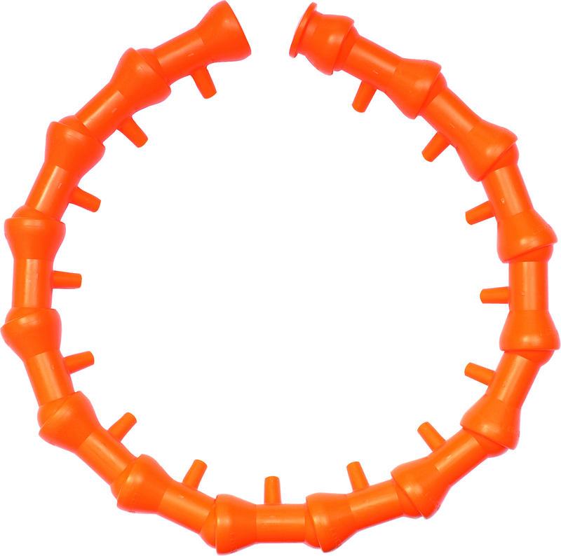 Loc-Line LV5551837 Coolant Hose System Component - 1/2" Inside Diameter System-1/2" Circle Flow Nozzles w/15 Side Flows & End Caps (Pack of 1)