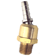 Coilhose Pneumatics LX501604BS Model 16–04BS–1/4" MPT–1/4" Body Size - Automotive Swivel Connector