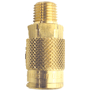 Coilhose Pneumatics LX50A900B4M Model A900B4M–1/4" MPT–1/4" Body Size - Acme Interchange Connector