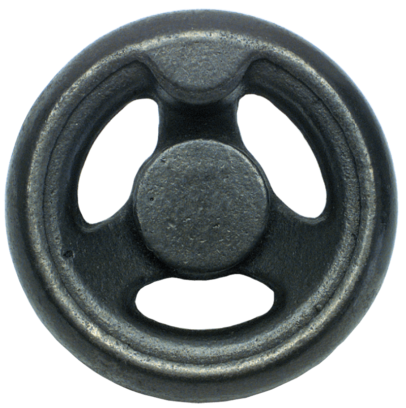 Valtra MA61A138 Cast Iron Handwheel (No Holes) - 8'' Wheel Diameter; 1-21/32'' Hub Diameter