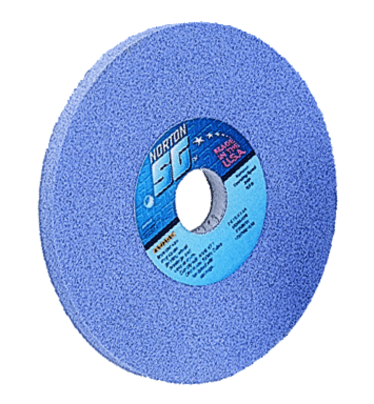 Carborundum MG3727247 7" x 1/4" x 1 1/4" - Ceramic (SG) / 100K Type 1 - Medalist Surface Grinding Wheel