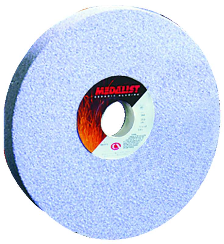 Carborundum MG3727268 8" x 1/2" x 1 1/4" - Ceramic (SG) / 46I Type 1 - Medalist Surface Grinding Wheel