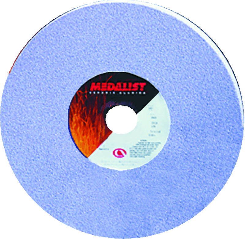 Carborundum MG3727272 8" x 1/2" x 1 1/4" - Ceramic (SG) / 60J Type 1 - Medalist Surface Grinding Wheel
