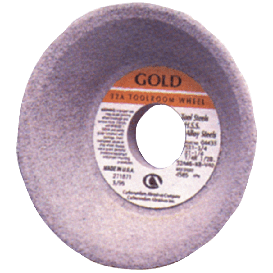 Carborundum MG3727681 4/3" x 1-1/2" x 1-1/4" - Aluminum Oxide (32AR) / 60K Type 11 - Tool & Cutter Grinding Wheel