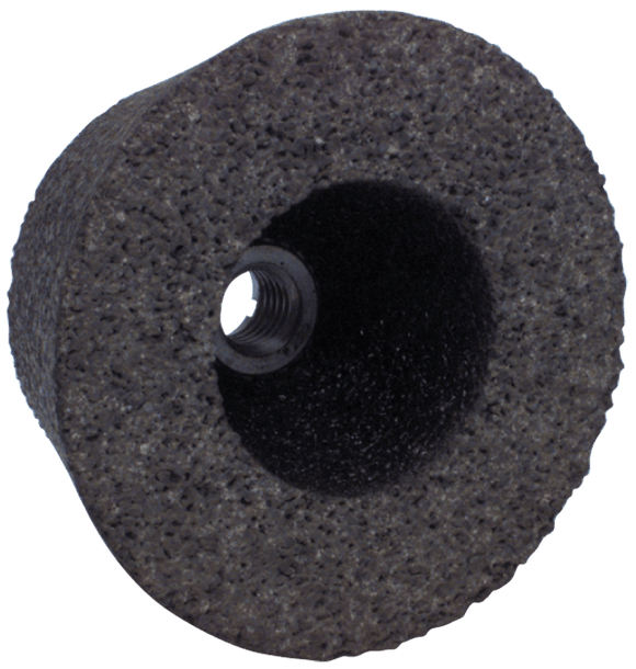Carborundum MG420610 6" x 1" x 5/8" - Aluminum Oxide (A) / 16P Type 1 Snag Wheel
