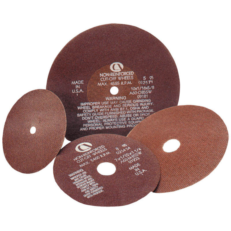 Carborundum MG4609195 7" x 0.060" x 5/8" - A60-0-BFTK - Aluminum Oxide Reinforced Cut-Off Wheel