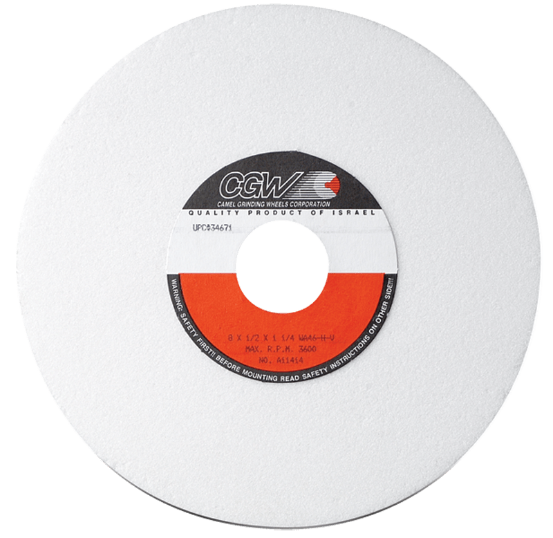 CGW MG9034622 7" x 1/2" x 1 1/4" - Aluminum Oxide (WA) / 60K Type 1 - Surface Grinding Wheel