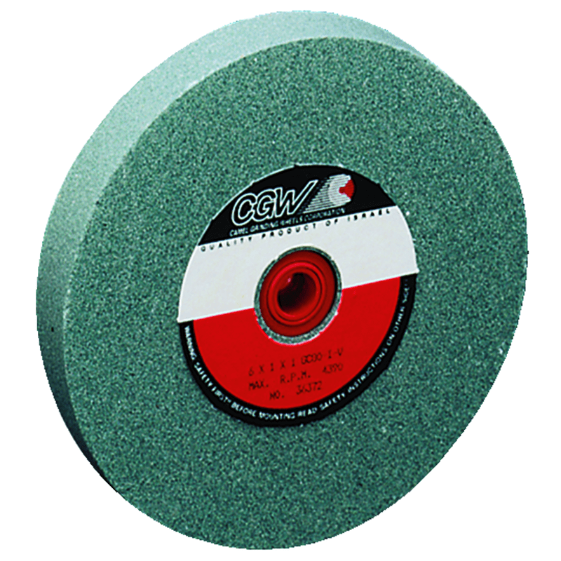 CGW MG9035007 6" x 1/2" x 1" - Silicon Carbide-100I Type 1 - Bench & Pedestal Wheel