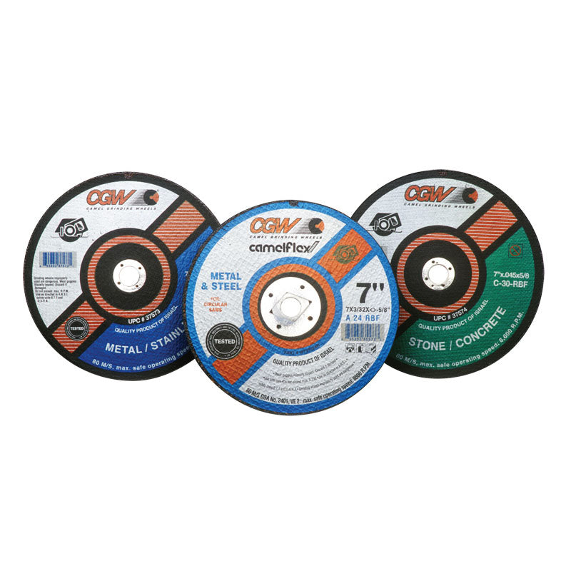 CGW MG9037573 7" x 0.045" x 5/8" - A60-SBF - Aluminum Oxide Reinforced Cut-Off Wheel