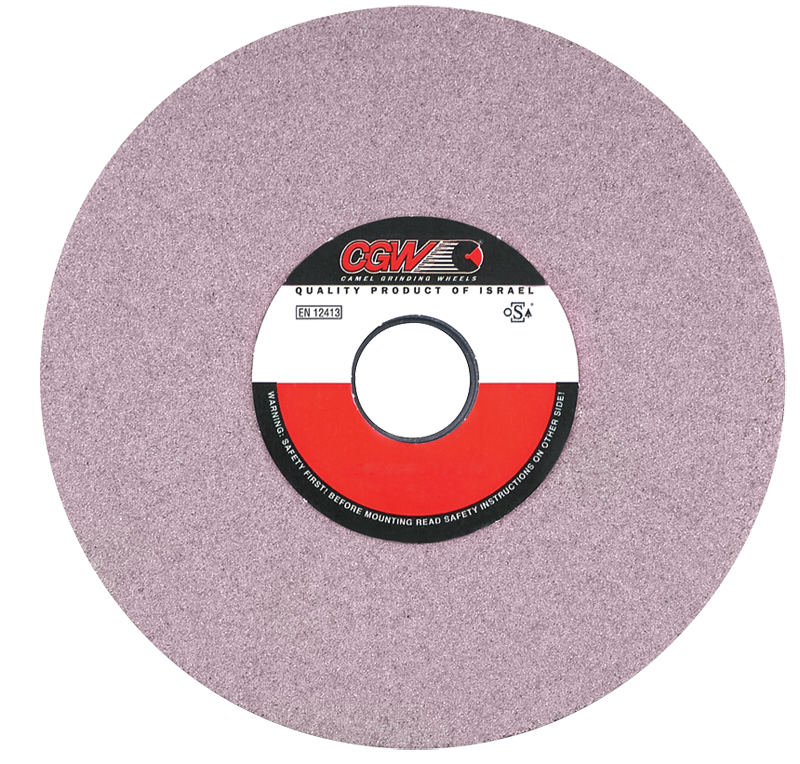 CGW MG9037771 8" x 1/2" x 1 1/4" - Ceramic Grain (AS3) 46-J Type 1 - (No Recess) Surface Grinding Wheel