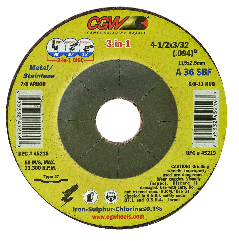 CGW MG9045223 6" x 3/32 (.094)