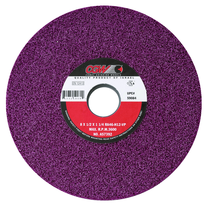 CGW MG9059087 14" x 1 1/2" x 5" - T1 RA-46-H12-V - Porous Surface Grinding Wheel