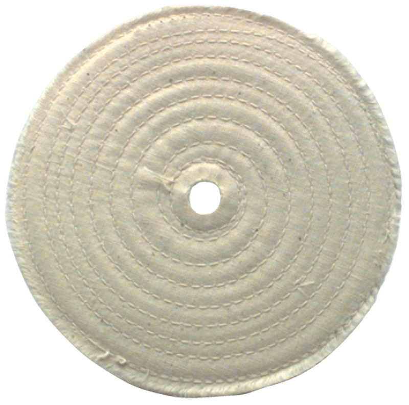 Divine Brothers MG95602 6 x 1/2" Hole Sewed Buffing Wheel