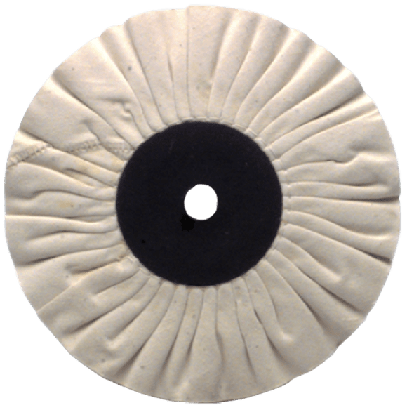 Divine Brothers MG95603 6" x 1/2" (15 Ply) - Cotton Bias Type Buffing Wheel