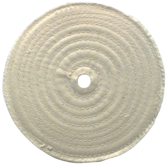 Divine Brothers MG95802 8" x 1/2" (20 Ply) - Cotton Sewed Type Buffing Wheel
