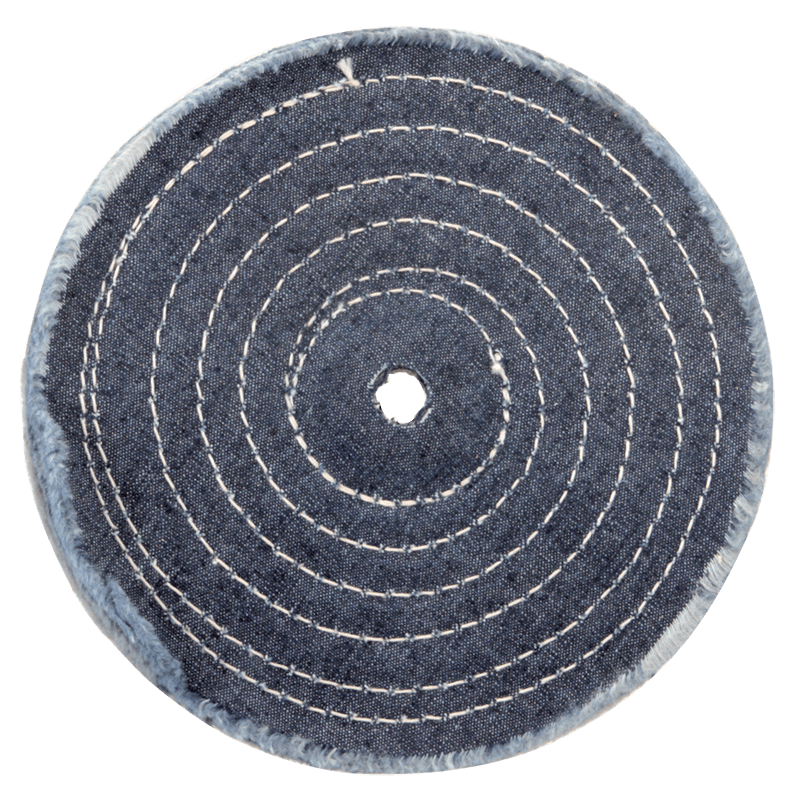 Divine Brothers MG95DB0838 8" WITH 3/8 SPIRAL SEWED DENIM BUFF