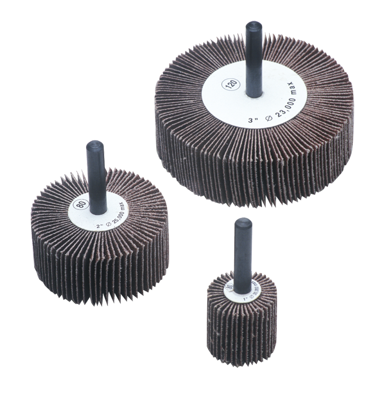 CGW MH50185120 3" x 2" x 1/4"-120 Grit - Mounted Flap Wheel