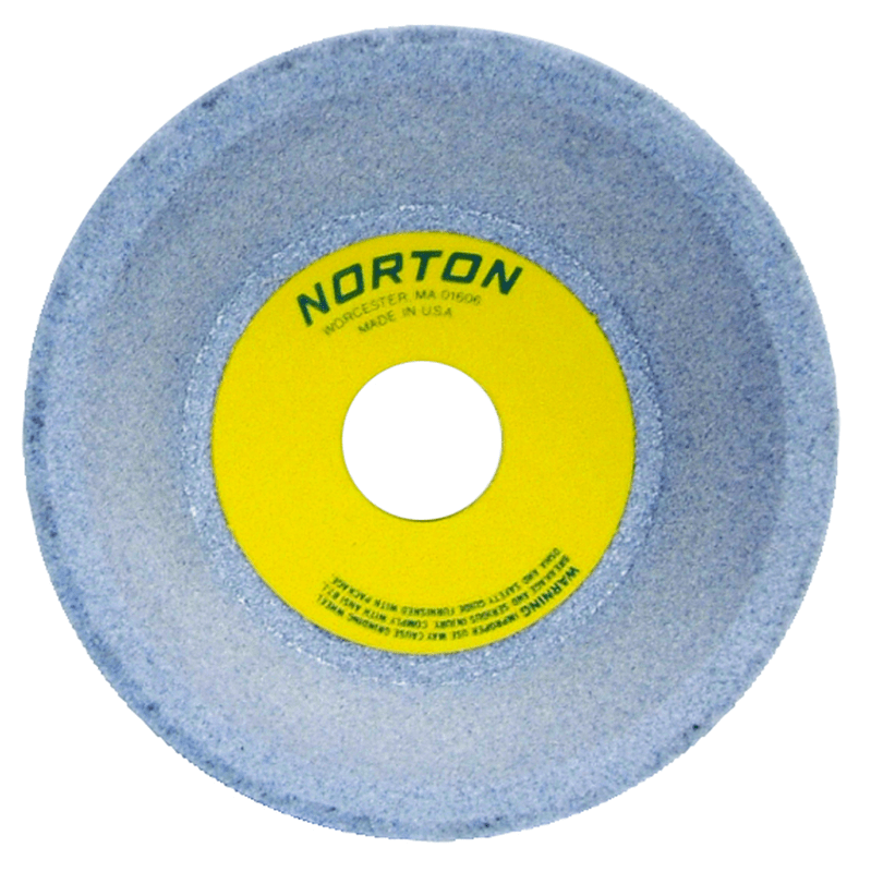 Norton Abrasives MH60040030246 4" / 3" x 1 1/2" x 1 1/4" 32A Toolroom Wheel Type 11 Flaring Cup 46 Grit Aluminum Oxide
