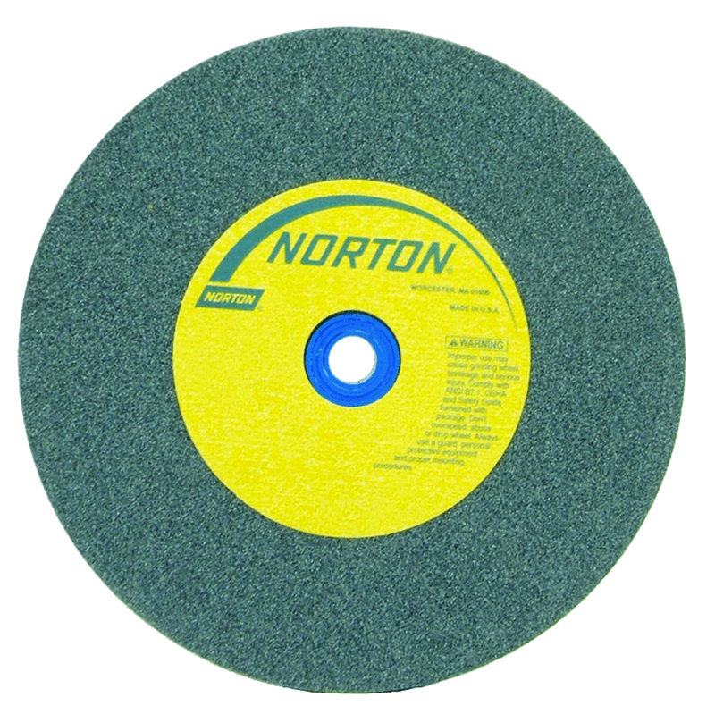 Norton Abrasives MH60080044535 8 x 1 x 1" Gemini Crystolon Bench and Pedestal Wheel 39C 120 J VMT Type 01