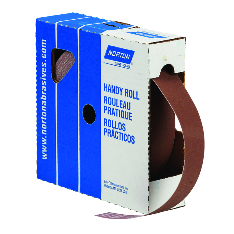 Norton Abrasives MH61R0126275 1" x 50 Yd. Metalite Cloth Roll P100 Grit K225 Aluminum Oxide