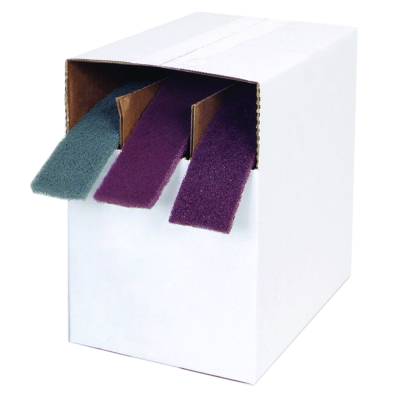 Norton Abrasives MH62R0208108 2" x 15 Ft. Bear-Tex Non-Woven Roll Assortment Non-Abrasive Multi-Grit