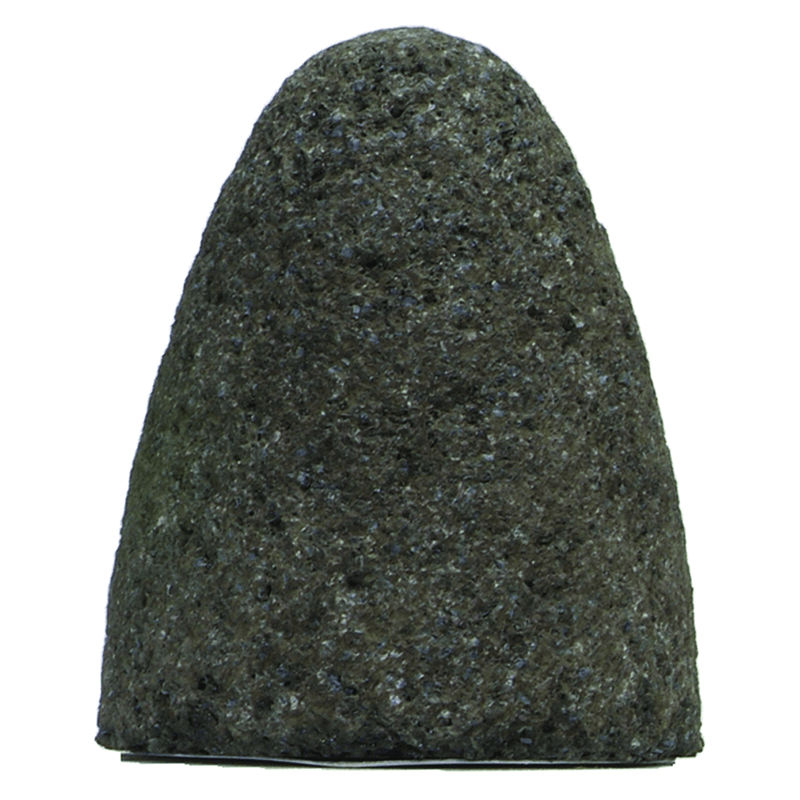 Norton Abrasives MH66T1822220 2" x 3" x 5/8"–11 Gemini Snagging Wheel Type 18R Plug-Round Tip 24 Grit Aluminum Oxide