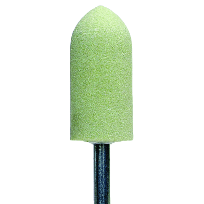 Norton Abrasives MH67A11P49141 7/8" x 2" 1/4" Spindle Quantum Mounted Point A11 80 Grit Ceramic Alumina
