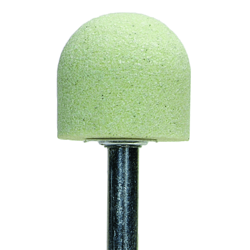 Norton Abrasives MH67A21P49144 1" x 1" 1/4" Spindle Quantum Mounted Point A21 80 Grit Ceramic Alumina