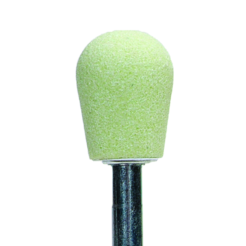 Norton Abrasives MH67A23P49143 3/4" x 1" 1/4" Spindle Quantum Mounted Point A23 80 Grit Ceramic Alumina