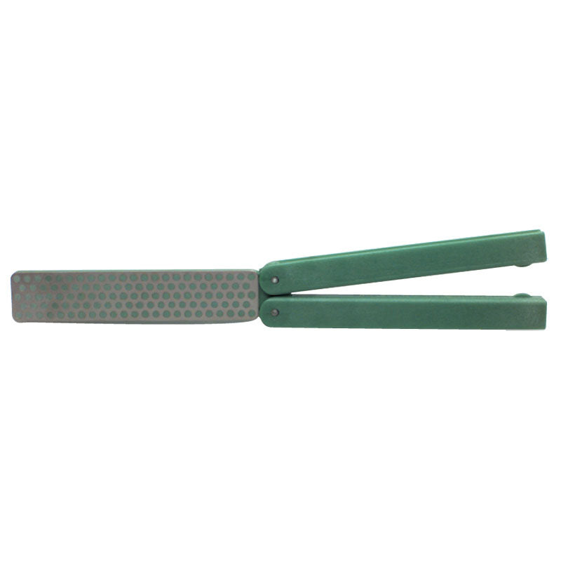 DMT MJ6501113 4" x 7/8" - X-Coarse Grit - Rectangular Diafold Diamond Sharpener with Handles