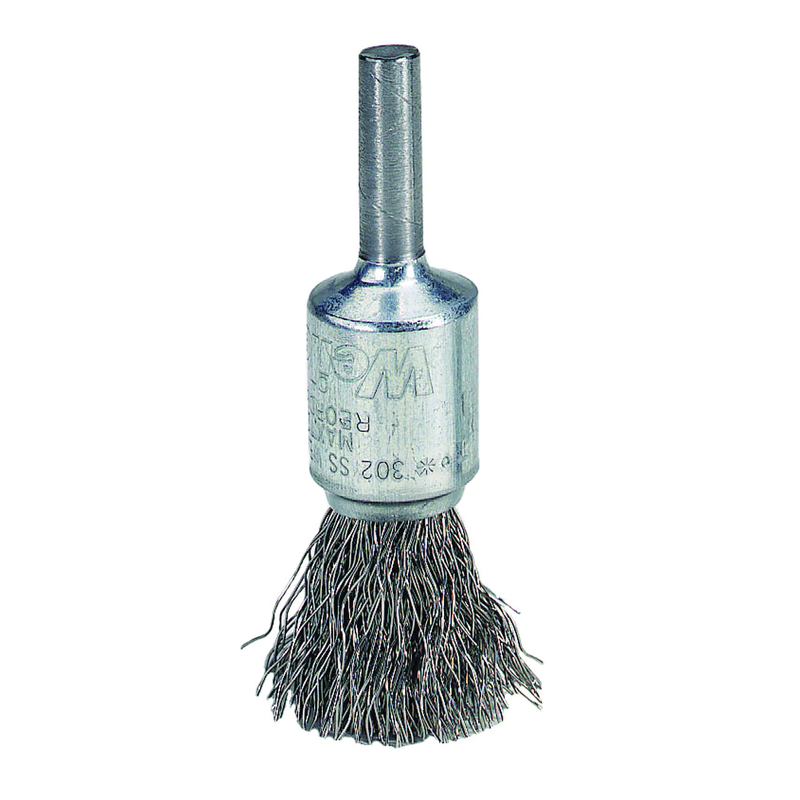 Weiler MK5036476 2 1/2" Diameter - Crimped Steel Wire Stem Mounted Brush