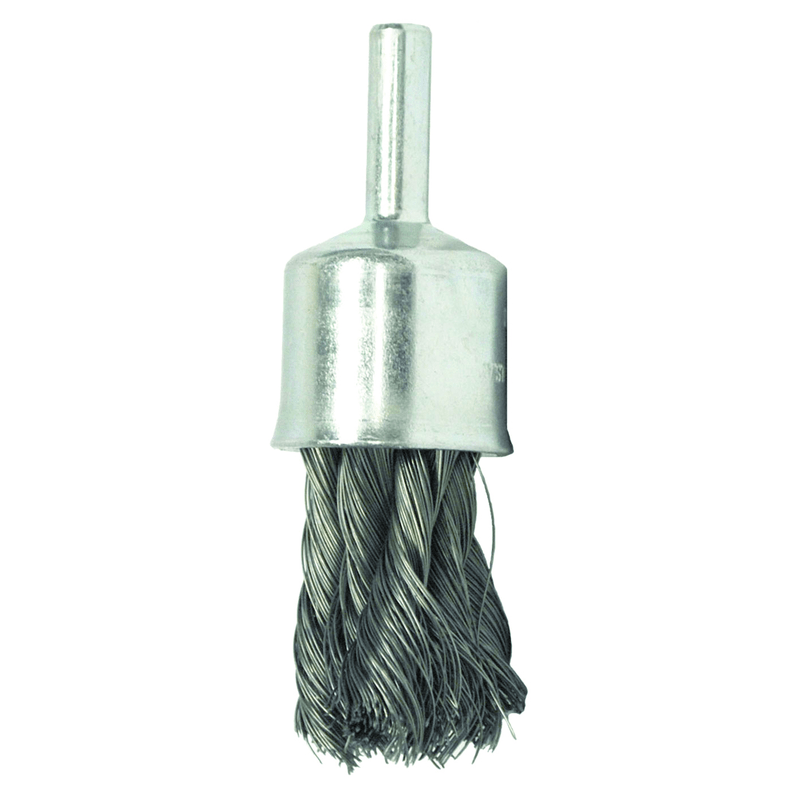 Weiler MK5110218 1/2" Diameter - Knot Type Stainless End Brush