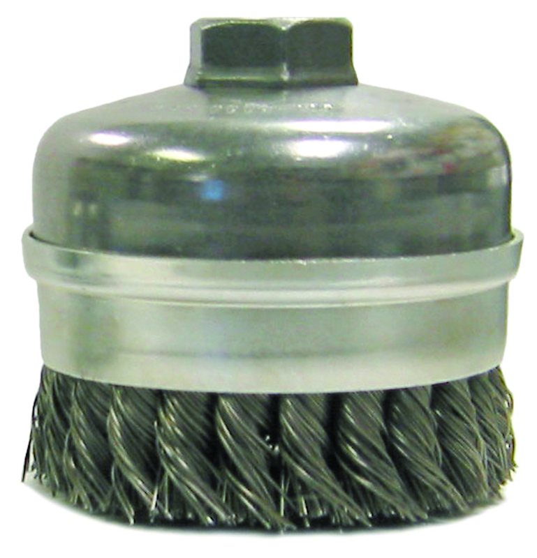 Weiler MK5112301 4" Diameter - Banded Knot Steel Wire Cup Wheel