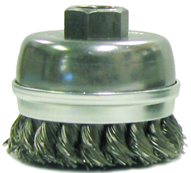 Weiler MK5113302 2-3/4" Diameter - Banded Knot Stainless Cup Wheel