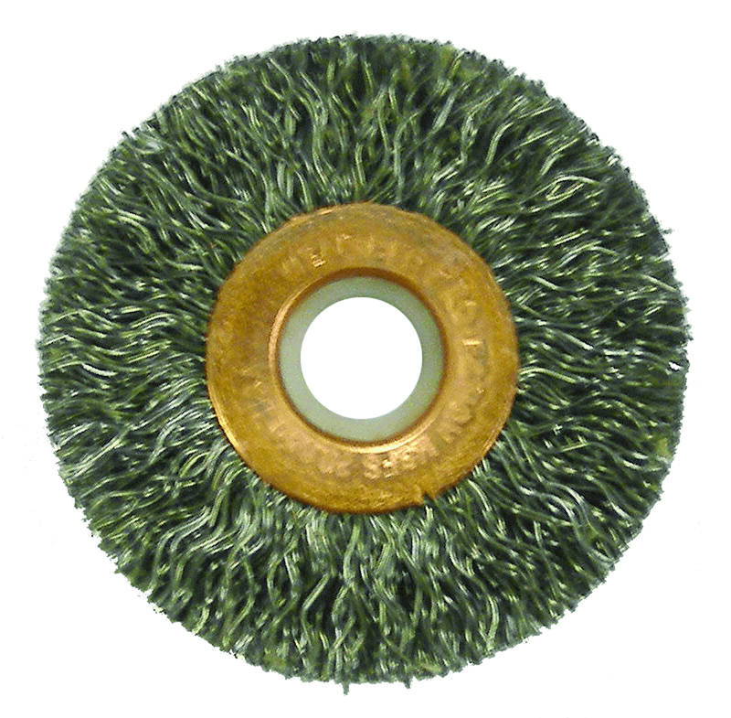 Weiler MK5115473 2" Diameter-1/2"-3/8" Arbor Hole - Copper Center Steel Wire Straight Wheel