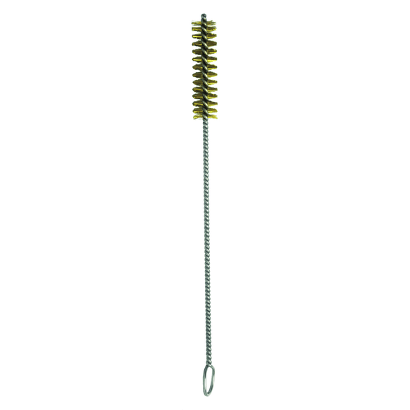 Weiler MK5121165 1/2" Hand Tube Brush-0.004" Brass, 2 Brush Length - Non-Sparking Wire Wheel