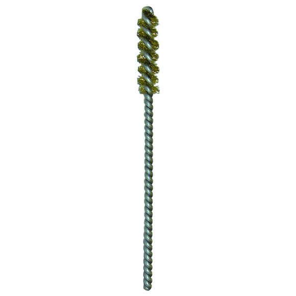 Weiler MK5121182 1/2" Power Tube Brush-0.005" Brass, 1 Brush Length - Non-Sparking Wire Wheel
