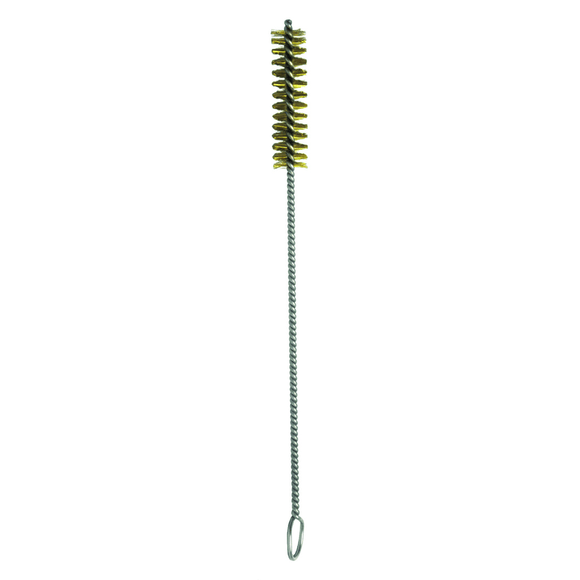 Weiler MK5121270 1/4" Hand Tube Brush-0.003" Brass, 1 1/2 Brush Length - Non-Sparking Wire Wheel