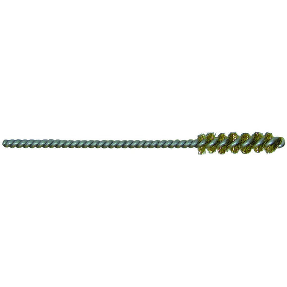 Weiler MK5121332 1/4" Power Tube Brush-0.004" Brass, 1 Brush Length - Non-Sparking Wire Wheel
