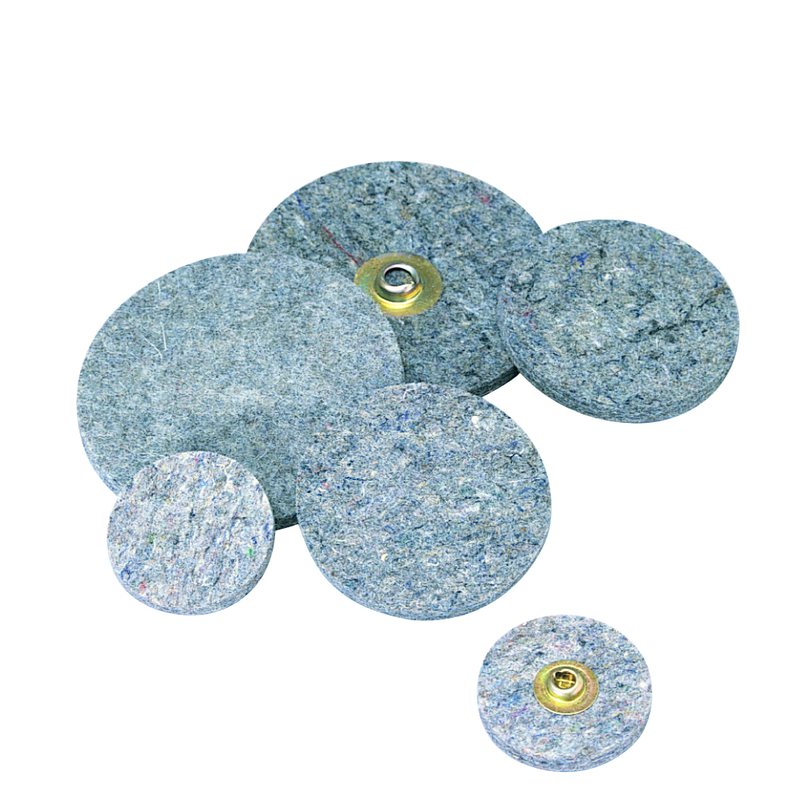 Standard Abrasives MM30840100 1" - Grit - Felt Turn-On Quick Change Polishing Disc Alt mfg # 840100