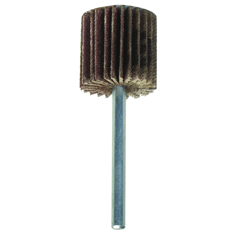 Merit MM5937202 2 1/2" x 1/2" x 1/4"-120 Grit - Mounted Flap Wheel